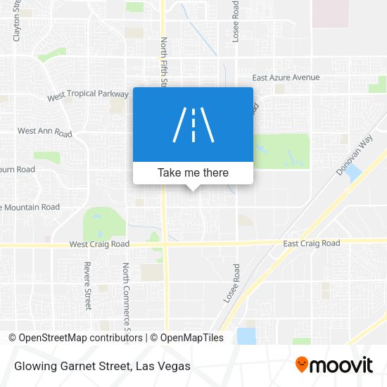 Glowing Garnet Street map