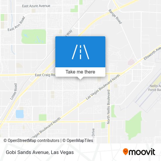 Gobi Sands Avenue map
