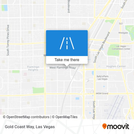 Mapa de Gold Coast Way