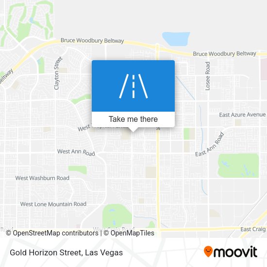Gold Horizon Street map