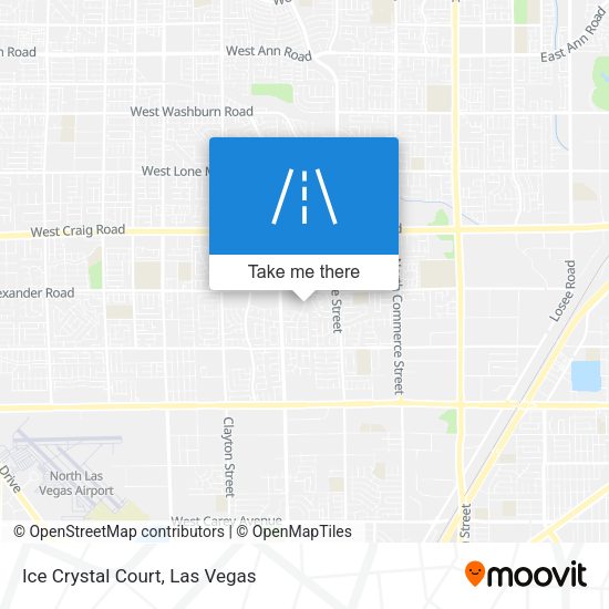 Ice Crystal Court map