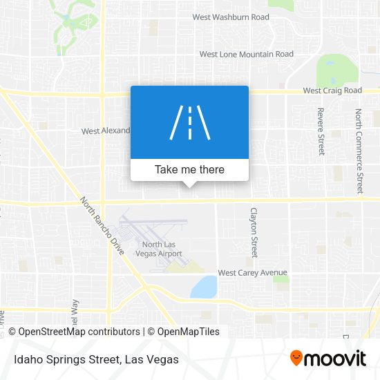 Mapa de Idaho Springs Street