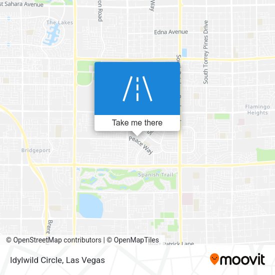 Mapa de Idylwild Circle