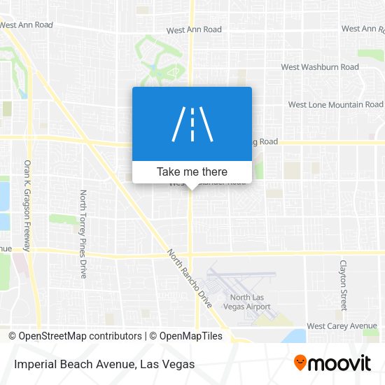 Imperial Beach Avenue map