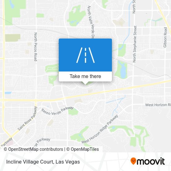 Incline Village Court map