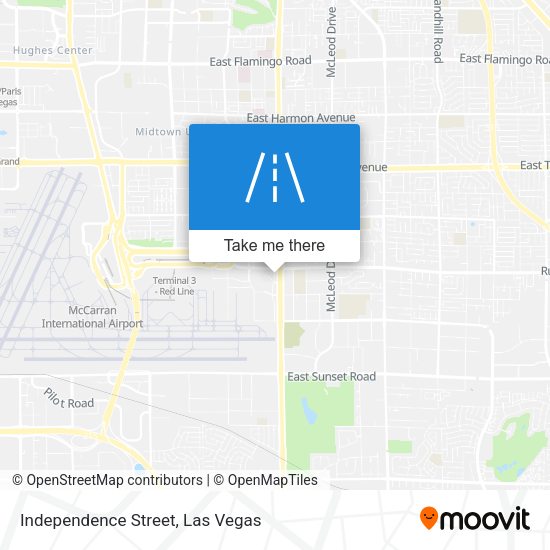 Independence Street map