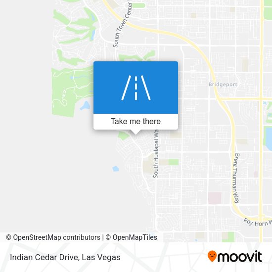Indian Cedar Drive map