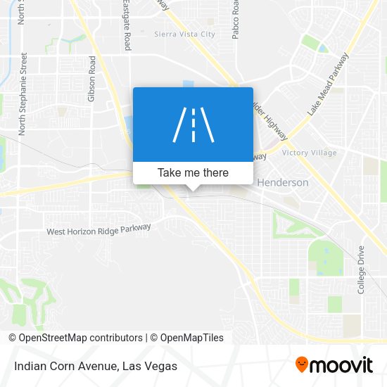 Indian Corn Avenue map