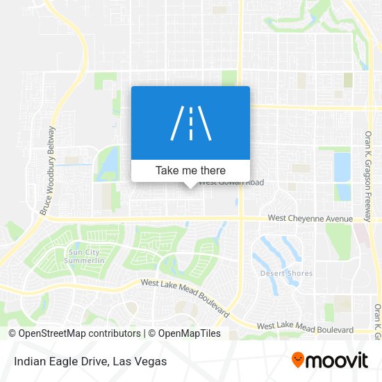 Mapa de Indian Eagle Drive