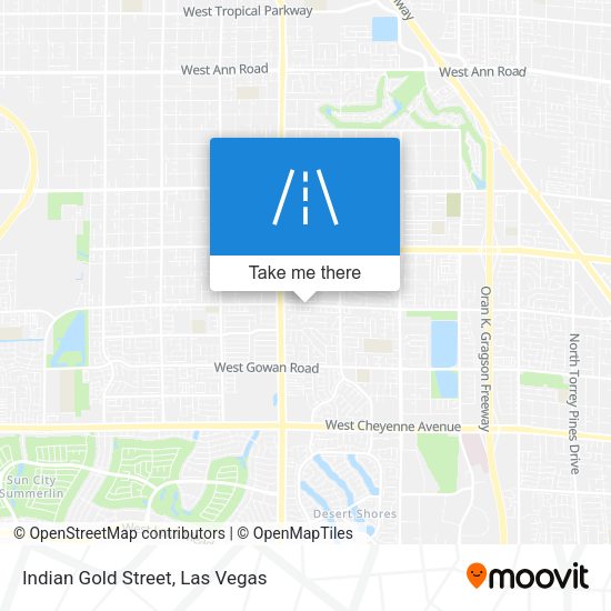Indian Gold Street map