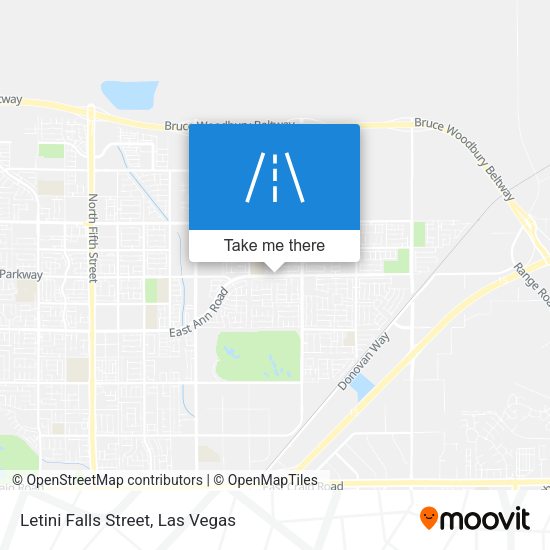 Mapa de Letini Falls Street