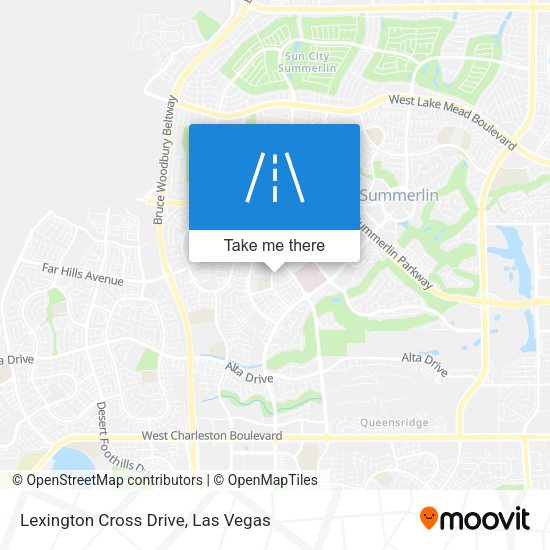 Mapa de Lexington Cross Drive