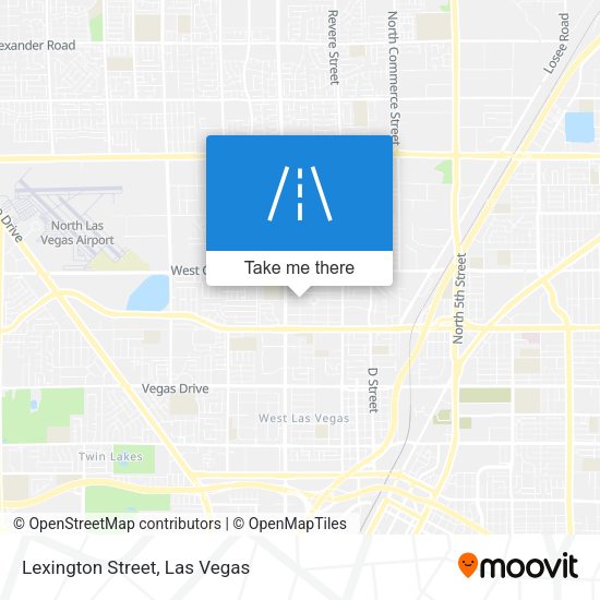 Lexington Street map