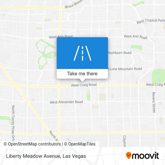 Liberty Meadow Avenue map