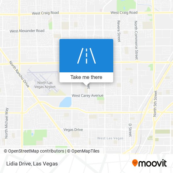 Lidia Drive map