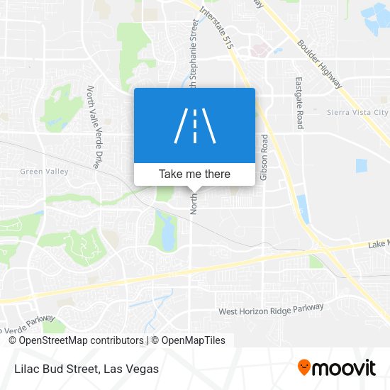 Lilac Bud Street map