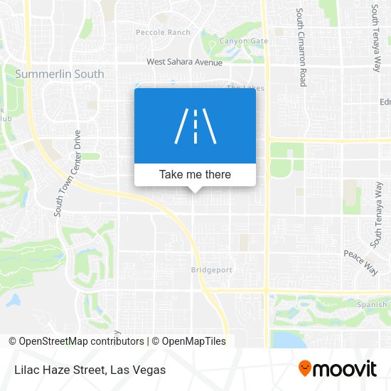 Lilac Haze Street map