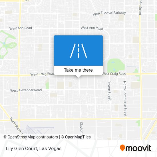Mapa de Lily Glen Court