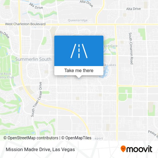 Mission Madre Drive map