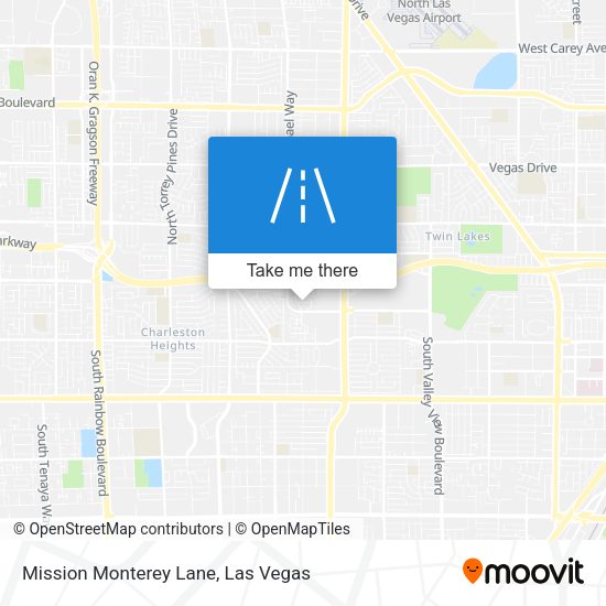 Mission Monterey Lane map