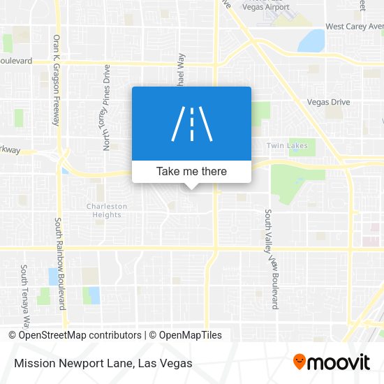 Mapa de Mission Newport Lane