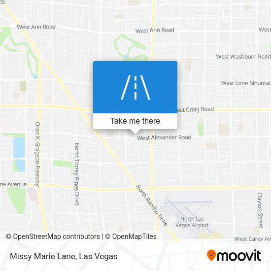 Missy Marie Lane map
