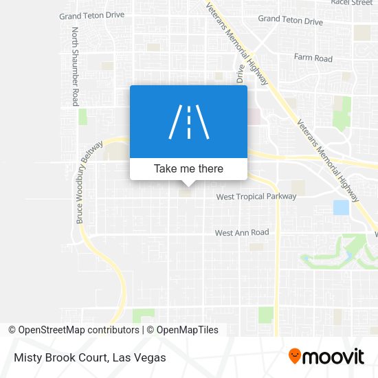 Mapa de Misty Brook Court