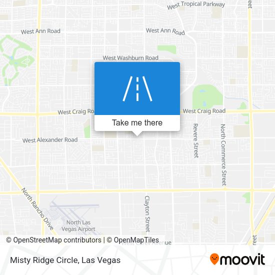 Misty Ridge Circle map