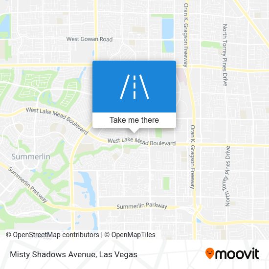 Mapa de Misty Shadows Avenue