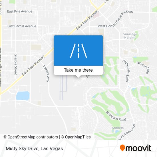 Mapa de Misty Sky Drive