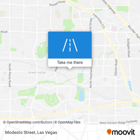 Modesto Street map