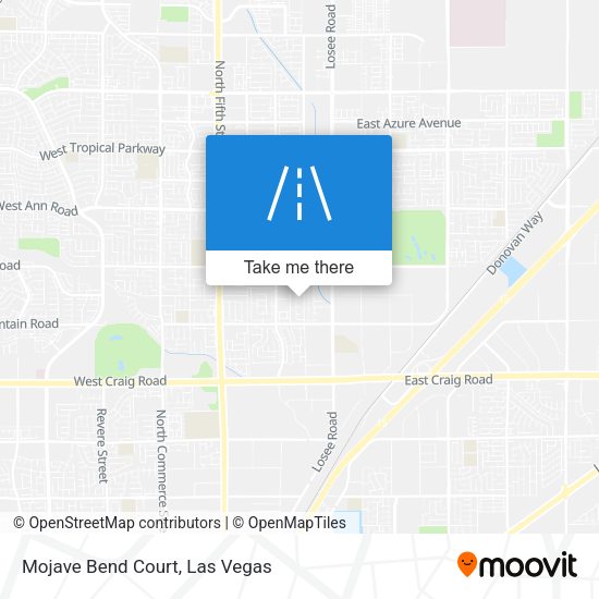 Mojave Bend Court map