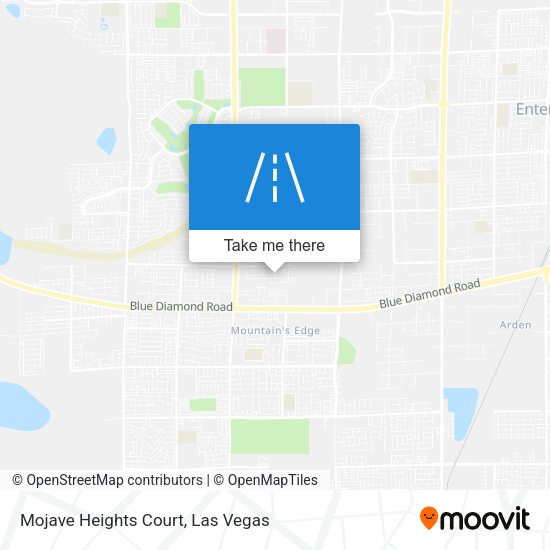 Mojave Heights Court map