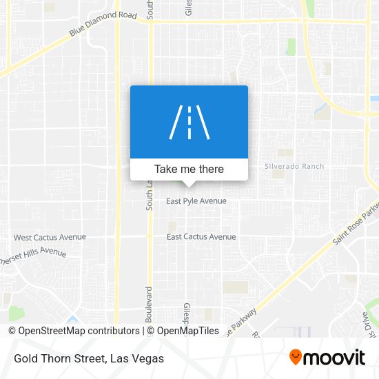 Mapa de Gold Thorn Street