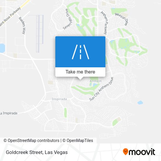 Goldcreek Street map