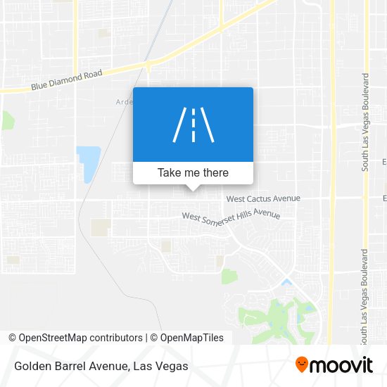 Golden Barrel Avenue map