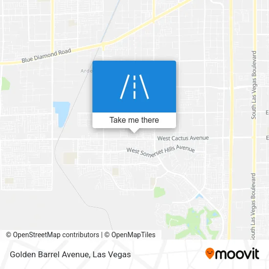 Mapa de Golden Barrel Avenue