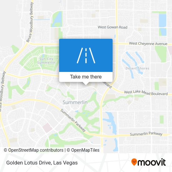 Mapa de Golden Lotus Drive