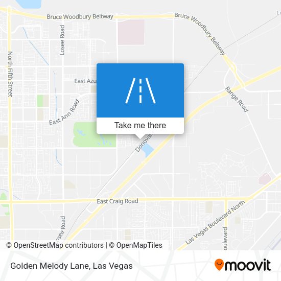 Golden Melody Lane map