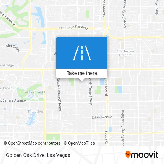 Golden Oak Drive map