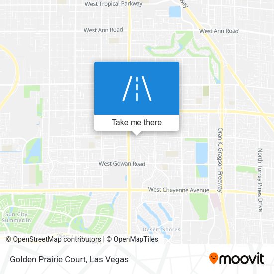 Golden Prairie Court map