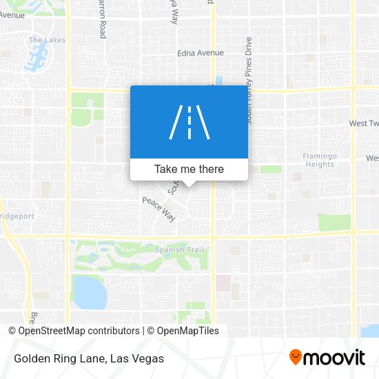 Golden Ring Lane map