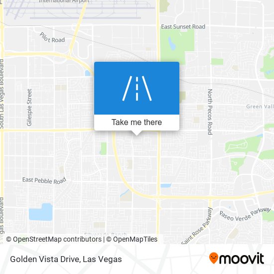 Golden Vista Drive map