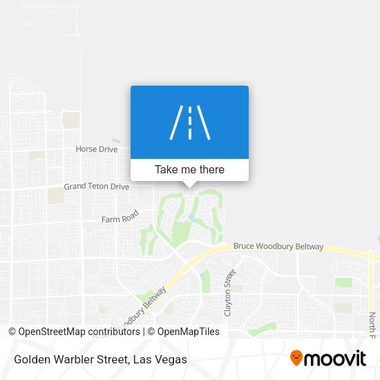 Golden Warbler Street map