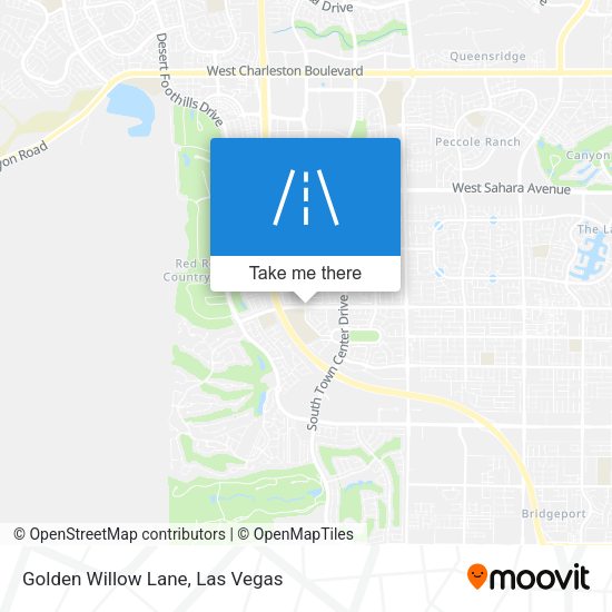 Golden Willow Lane map
