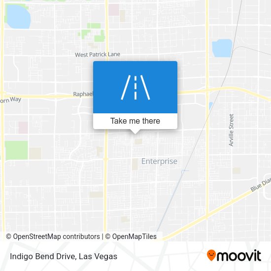 Indigo Bend Drive map