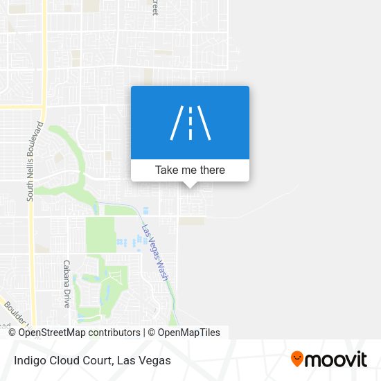 Mapa de Indigo Cloud Court