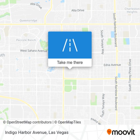 Indigo Harbor Avenue map