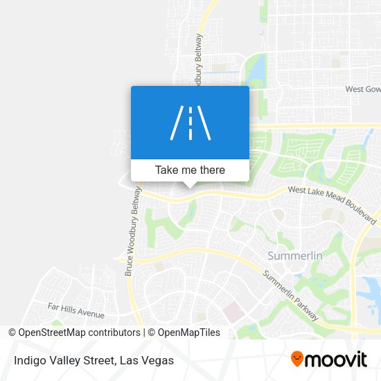 Indigo Valley Street map