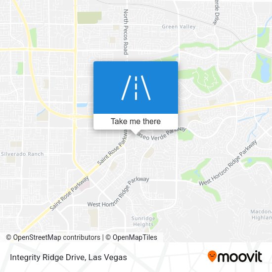 Mapa de Integrity Ridge Drive